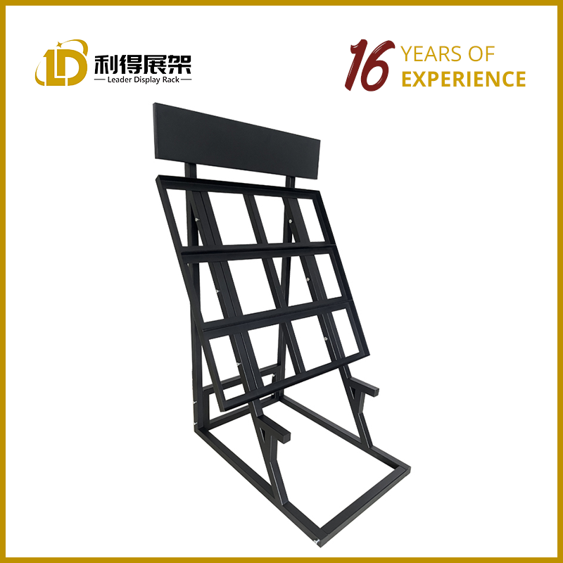 Стеллаж для выставки товаров шифера вертикального дисплея высокого качества стабилизированный